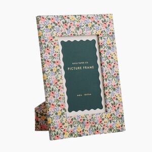 Rifle Paper Co. Rosa Paper Wrapped Picture Frame for a 4” x 6” Photo